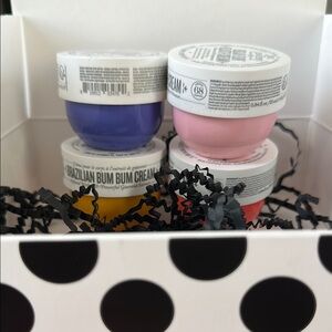 Sol de Janeiro Brazilian Bum Bum Cream minis - Purple, Pink, Yellow and Coral